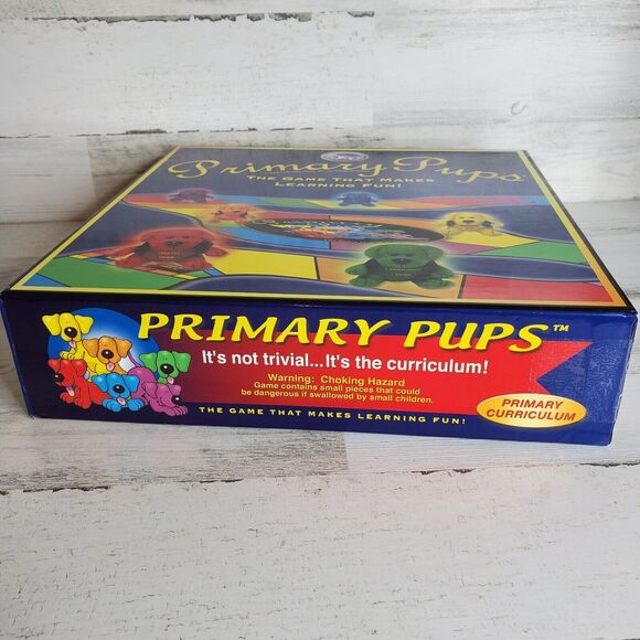 HTF Primary Pups Educational Curriculum Board Game Grades 1-3 MISSING 1 CARD - Picture 7 of 9